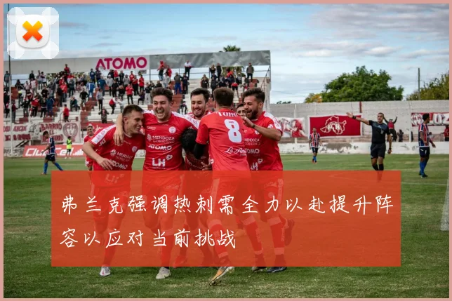 弗兰克强调热刺需全力以赴提升阵容以应对当前挑战